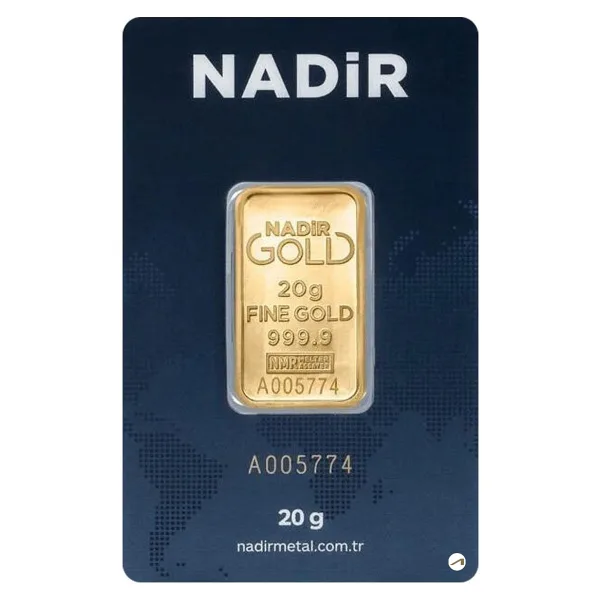20 gr 24 Ayar 999.9 Milyem Gram Altın