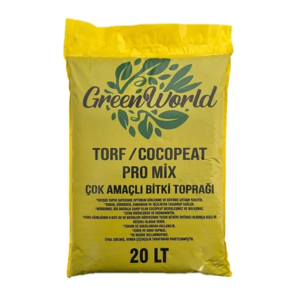 20 Litre Ithal Çok Amaçlı Bitki Toprağı Torf Cocopeat Ponza Taşı - Kokopit Özel Karışım Saksı Harcı