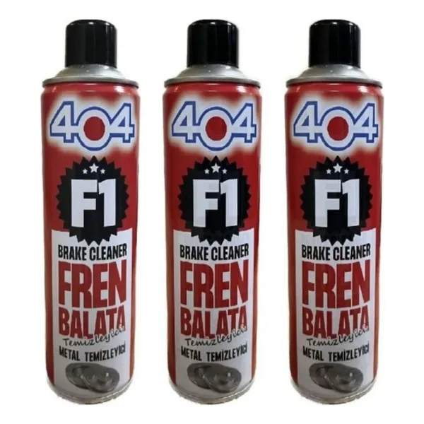 404 F1 Fren Balata Balata Spreyi 500 ml 3 Adet