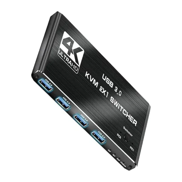 4kvm421 Kvm Switch 2x1 Hdmı 2.0 4k Ultra Hd 2160p Usb 3.0 Hdcp 2.3 Hdr10 400MHz Hız