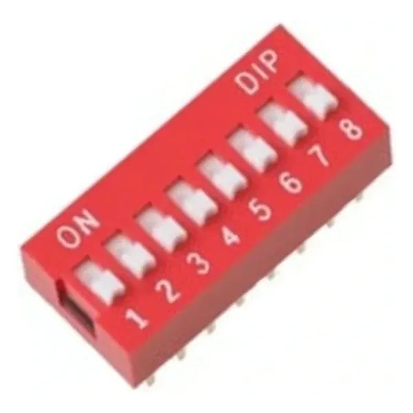8'li DIP Switch (Piyano Tip)