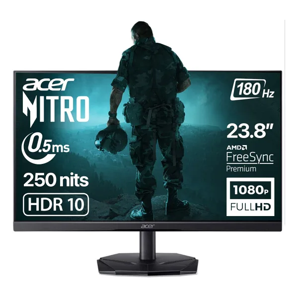 Acer Nitro KG241Y P3 UM.QX1EE.307 23.8" 0.5 ms Full HD 180 Hz Oyuncu Monitörü