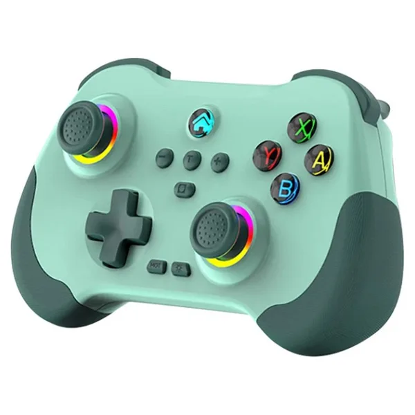 Adalia Z01 Rgb Işıklı Switch/ps3/ps4/android/ios Mfi/pc/steam Uyumlu Kablosuz Bluetooth Gamepad - Yeşil