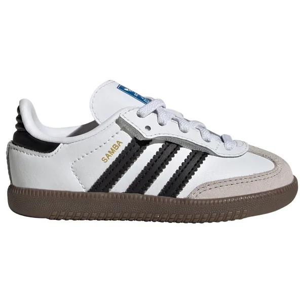 Adidas Samba OG Comfort Closure EL I JQ3191 Beyaz-Siyah Bebek Spor Ayakkabı