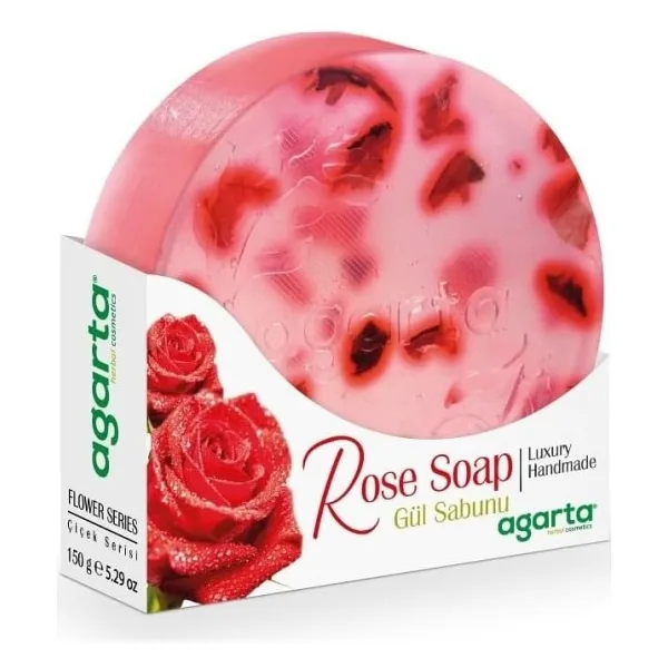 Agarta El Yapımı Doğal Gül Sabunu 150 gr