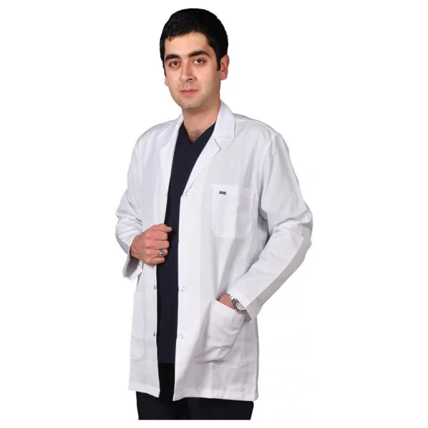 Arel Doktor-Hemşire-Öğretmen Önlüğü Beyaz Önlük Bay - XS