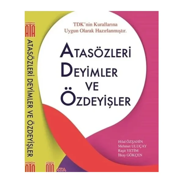 Ata Yayıncılık Atasözleri, Deyimler Ve Özdeyişler (karton Kapak)