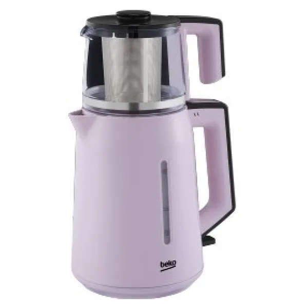 Beko CM 2940 P Pembe 1750 W Cam Demlikli Çay Makinesi