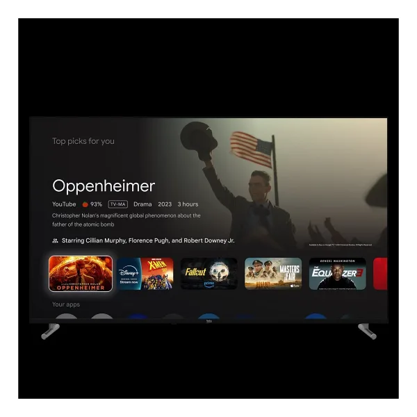 Beko Crystal 7 B 755 C 4K Ultra HD 55" 140 Ekran Uydu Alıcılı Google Smart LED TV