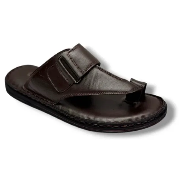 Cakgo 120-26 Hakiki Deri Ultra Soft Parmak Arası Anatomik Erkek Terlik 40-47