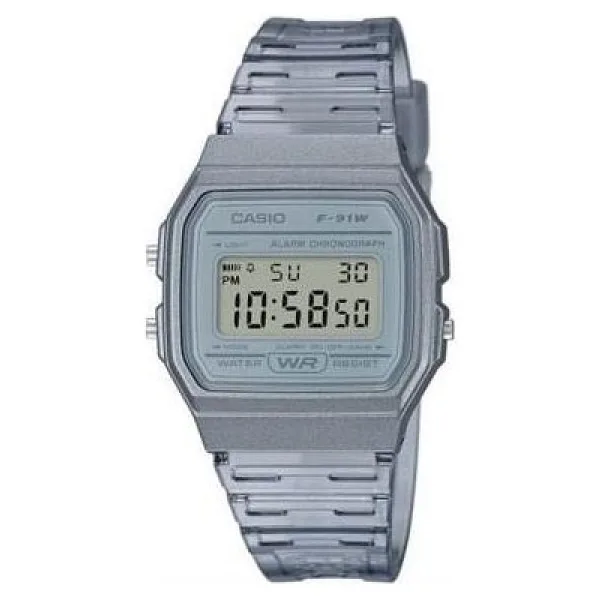 Casio Standart F-91WS-8DF Şeffaf Gri Kol Saati