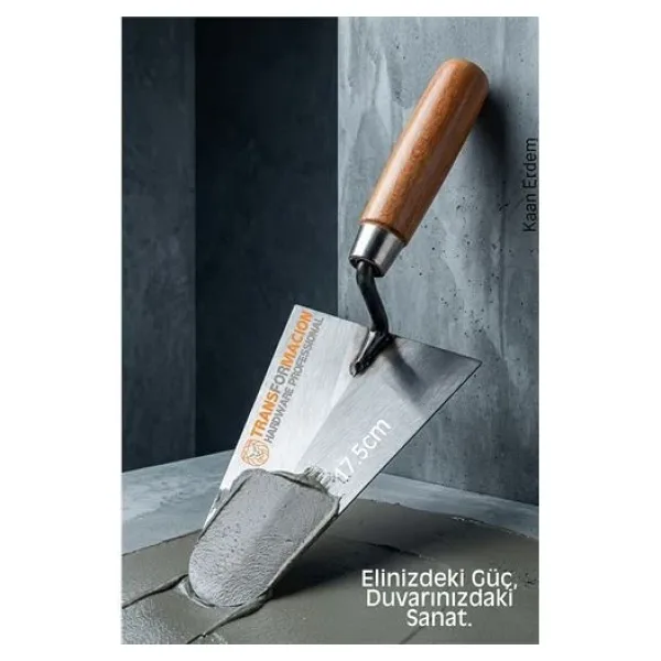 Çelik Sıvacı Malası 17.5 Cm - Ultra Dayanıklı Ergonomik Saplı Premium Mala