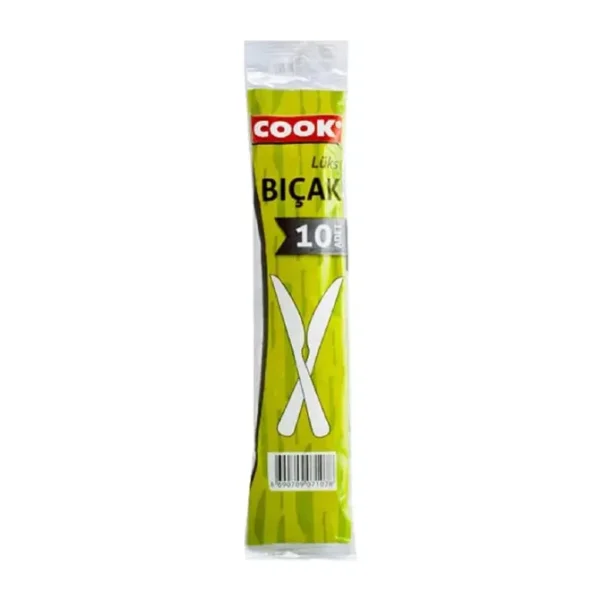 Cook Lüks 10'lu Plastik Bıçak
