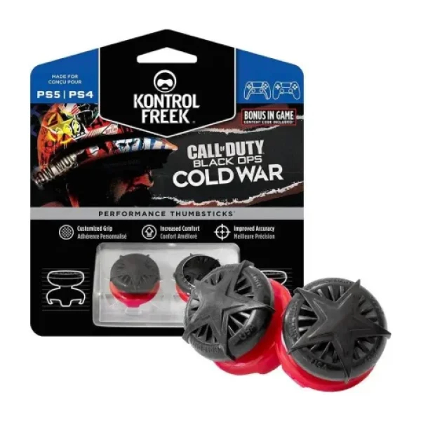 Cosmostech Kontrolfreek Call Of Duty Black Ops Cold War PS5 /PS4 Uyumlu Analog Başlık Thumbsticks