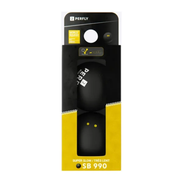 Decathlon Perfly Squash Topu - 2'li - Çift Sarı Noktalı - Sb 990