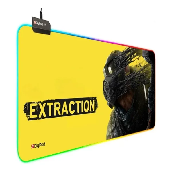 Digipod RGB Gaming Oyuncu Mousepad 90X40 XXL Kaymaz Taban EXRACTİON Mouse pad 4mm Kalınlık