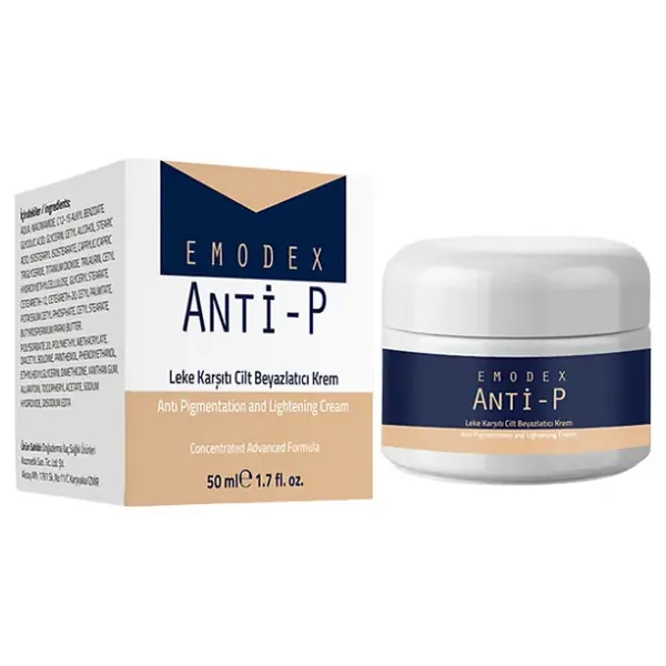 Emodex Anti P Leke Karşıtı Cilt Bakım Kremi 50 ml