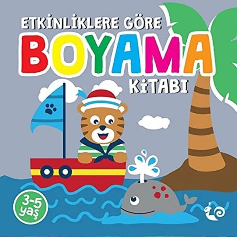 Etkinliklere Göre Boyama Kitabı - Gri - Kolektif