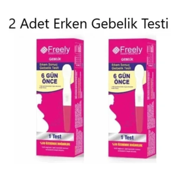 Freely Erken Gebelik Testi 2 Adet