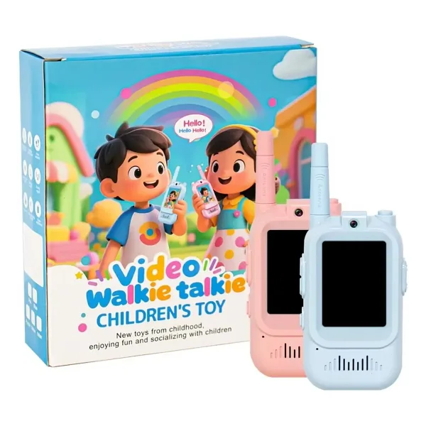 Görüntülü Şarjlı Çocuk Telsiz 2'Li Video Walkie Talkie