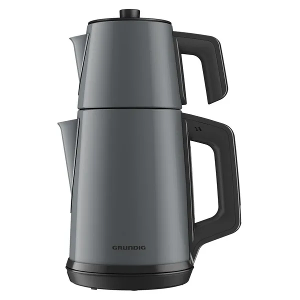 Grundig 0,7 lt Gri Çay Makinesi Çelik Malzeme ile Hızlı Demleme ve Sıcak Tutma Özelliği