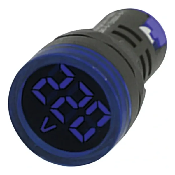 Gwest 22 VS-M 22mm AD-116 Serisi Mavi Voltmetre 24-550V