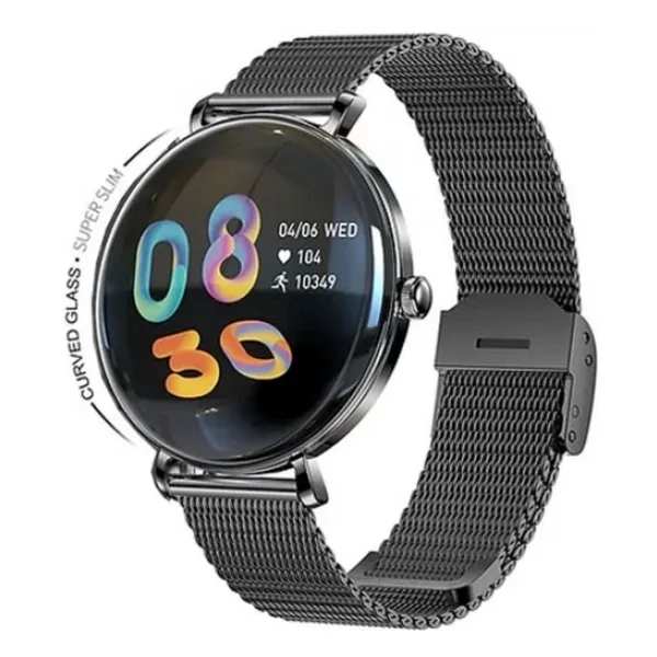 Haino Teko 18 Amoled Ekran Super Slim Tasarım Waterproof 3 Kordonlu Akıllı Saat Siyah Teko18s