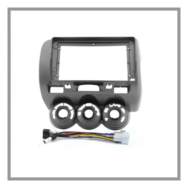 HONDA JAZZ / CITY 2002-2008 UYUMLU 9" FÜME ANDROID MULTİMEDYA ÇERÇEVESİ - SOKET