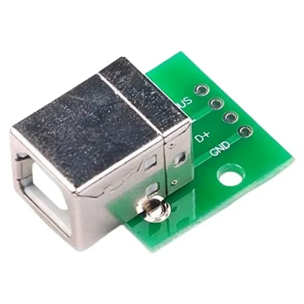 HW-765 USB-B Dişi Soket to DIP Dönüştürücü - USB B Breakout Modülü