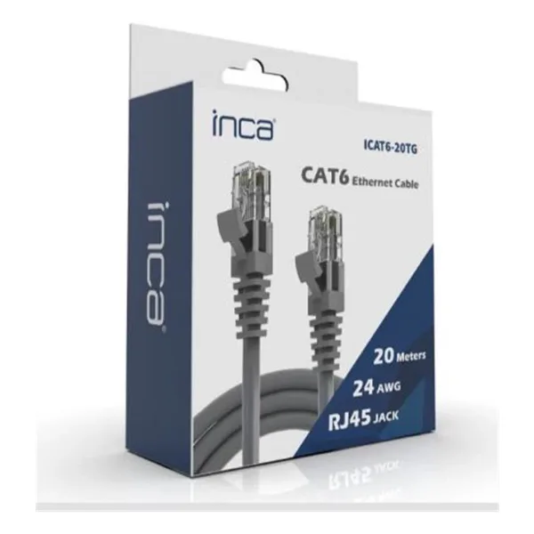 Inca ICAT6-02TG 2 m CAT6 Patch Kablo