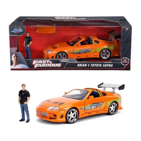 Jada Fast and Furious Brian's 1995 Toyota Supra 1:24 Model Araba 253203005