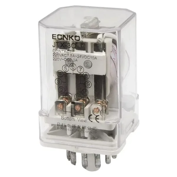 JTX-3C AC 380V 11 Pin 3NO + 3NC Elektromanyetik Röle