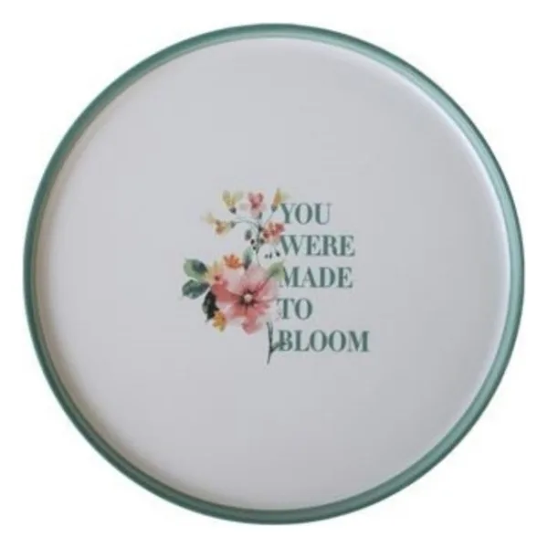 Keramika Çiçek Motto Pasta Tabak 22 cm