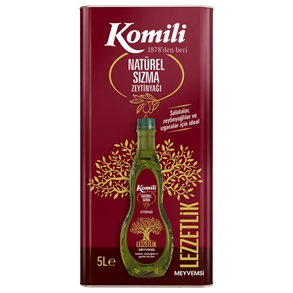 Komili Sızma Zeytinyağı Teneke 5 L