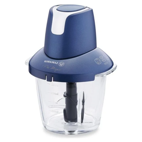 Korkmaz A460-07 Pro Magic Azura/Krom 900 W 4 Bıçaklı Cam Doğrayıcı