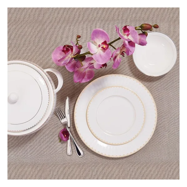 Korkmaz Perla Collection 60 Parça Yuvarlak Yemek Takımı