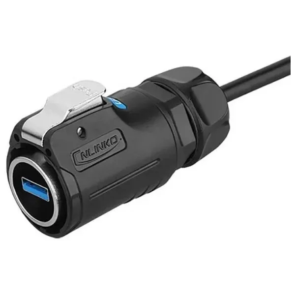 LP24-USB3-MP-MP-0D5M-001 Su Geçirmez Data Konnektörü - Erkek
