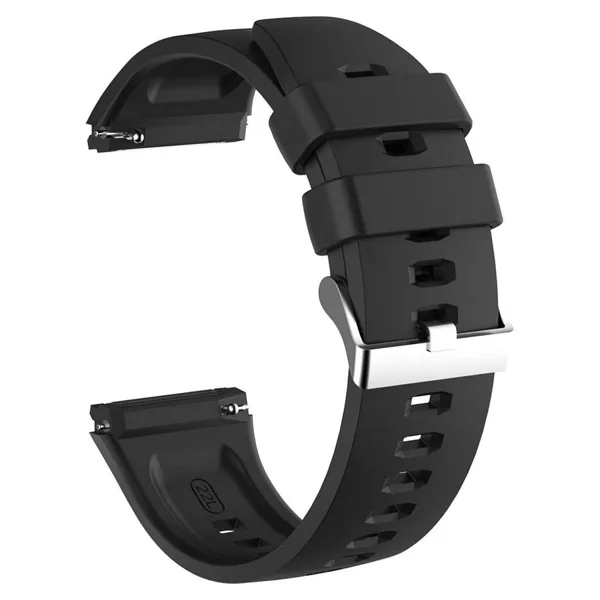 Microsonic Huawei Watch GT 2 Pro Siyah Silikon RapidBands Kordon