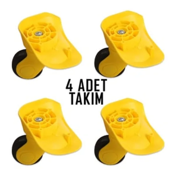 My Valice Valiz Tekerleği Kids Teker 4 Adet Sarı