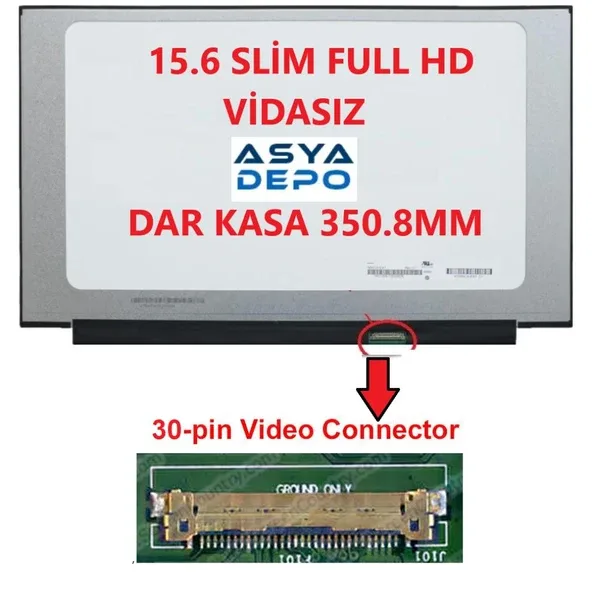 Nt156fhm-N43 V8.0 Ekran 15.6 Slim 30 Pin Ips