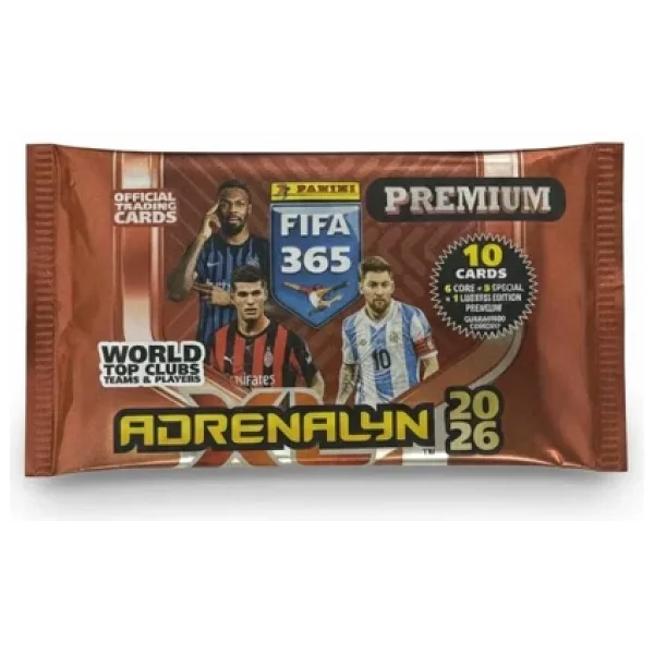 Panini FIFA World Cup 2026 365 Adrenalyn XL Premium Trading Card 10'lu Paket