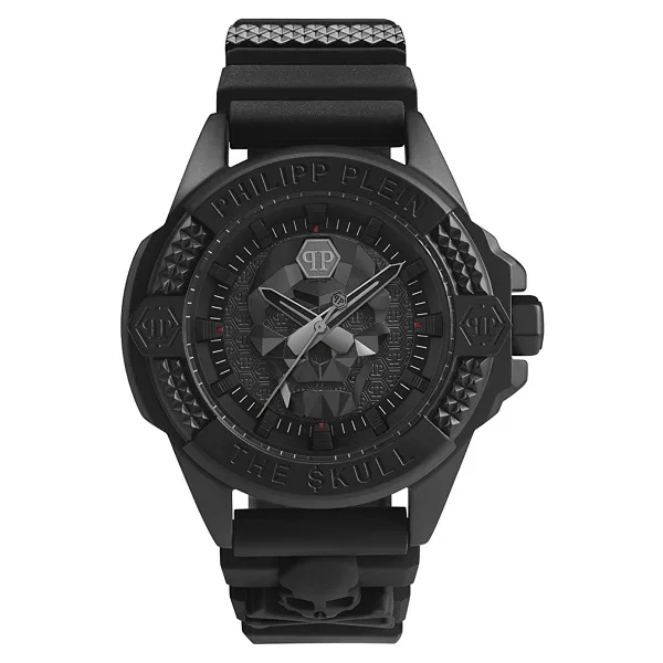 Philipp Plein The Skull PWAAA0721 Silikon Kordon Siyah Erkek Kol Saati