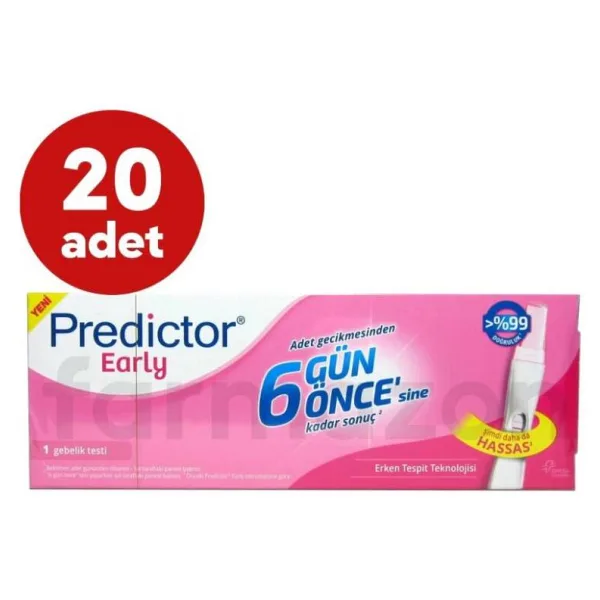 Predictor Early Erken Gebelik Testi 20'li Paket
