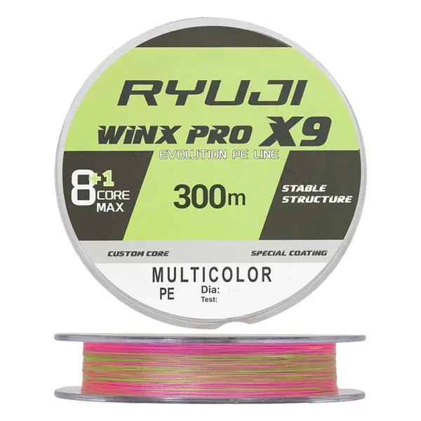 Ryuji Winx Pro 9X 300 m 0.12 mm 8.6 kg Multicolor İp Misina
