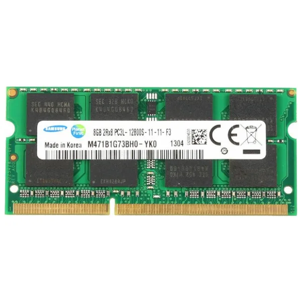 Samsung 8GB 1600MHz DDR3L Notebook Ram 2Rx8 PC3L-12800S-11-11-F3 Yüksek Performans İçin