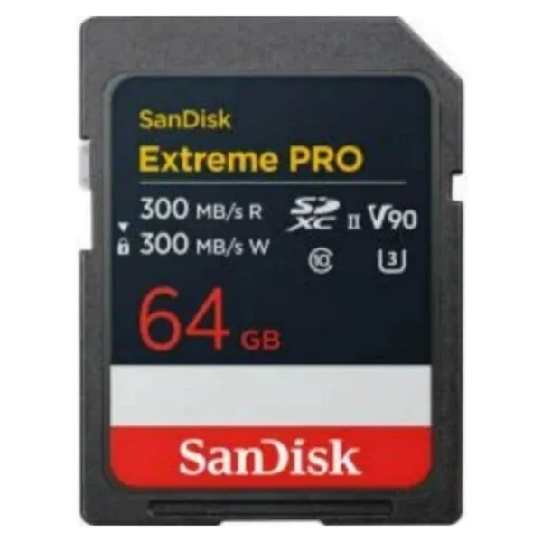 SanDisk Extreme Pro SDSDXDM-064G-GN4IN Class 10 UHS-II U3 V90 64 GB Hafıza Kartı