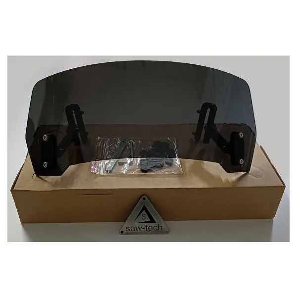 SAWTECH Üniversal Deflektör Rüzgar Saptırıcı Füme Renk Genişlik:320mm X Yükseklik:135mm