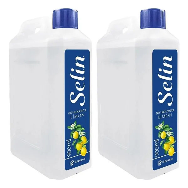 Selin Limon Bidon Kolonya 900 ml 2'li