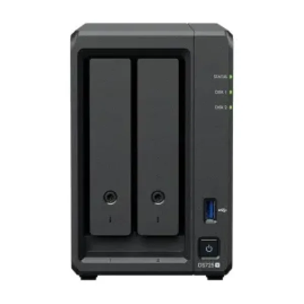 Synology Ds725 Plus 4 GB 4 Yuvalı 108 TB Destekli Nas Depolama Ünitesi