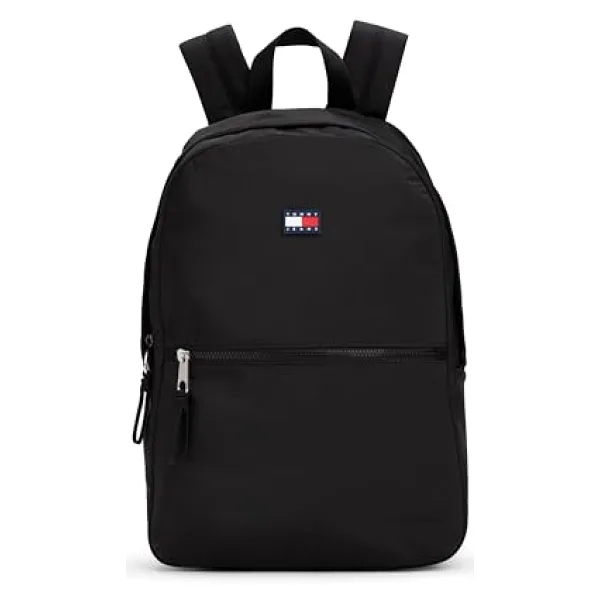 Tommy Hilfiger TJM URBAN BACKPACK Erkek Sırt Çantası, Siyah, Tek Beden